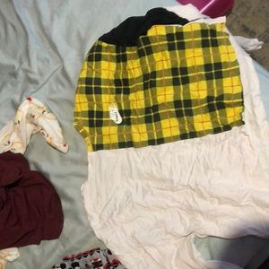 This is a nike crop top in size Large